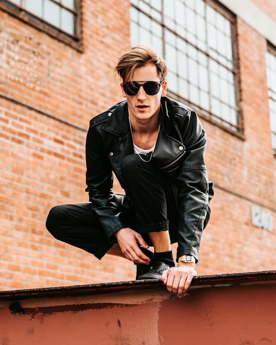 Casual Black Zip Jacket