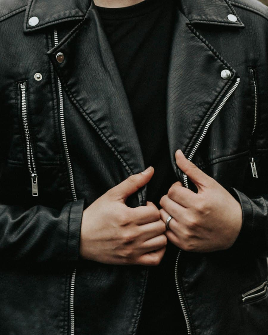 Faux Leather Biker Jacket